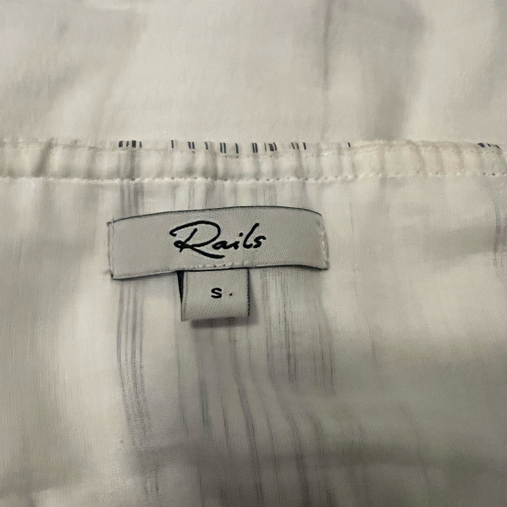Rails Julia White and Gray Striped Midi Dress - Picture 4 of 7